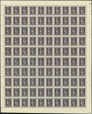 MiNr. 132 Sheet