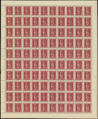 MiNr. 133 Sheet