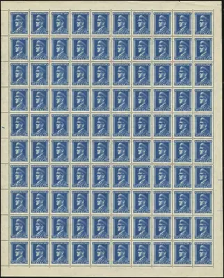 MiNr. 135 Sheet