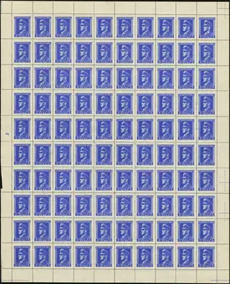 MiNr. 137 Sheet