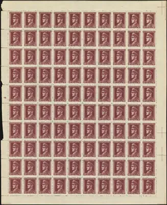 MiNr. 140 Sheet