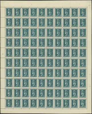 MiNr. 145 Sheet