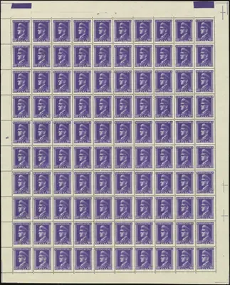 MiNr. 147 Sheet