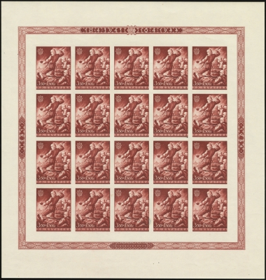 MiNr. 158 Sheet