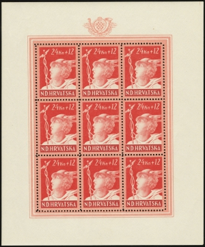 MiNr. 152 Sheet