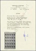 Krischke Certificate