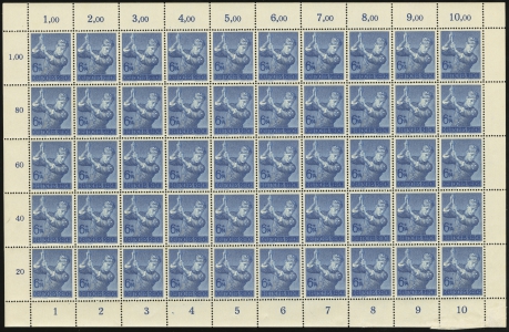 MiNr. 852 Sheet