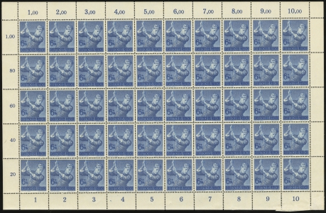 MiNr. 852 Sheet