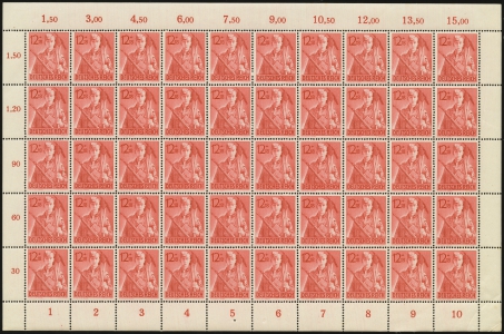 MiNr. 853 Sheet