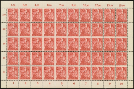 MiNr. 853 Sheet