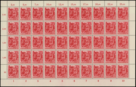 MiNr. 909 sheet