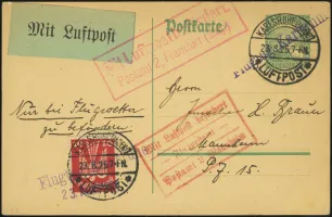 Karlsruhe Flight Day<br />23 August 1925 (front)