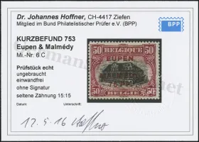 Hoffner Certificate