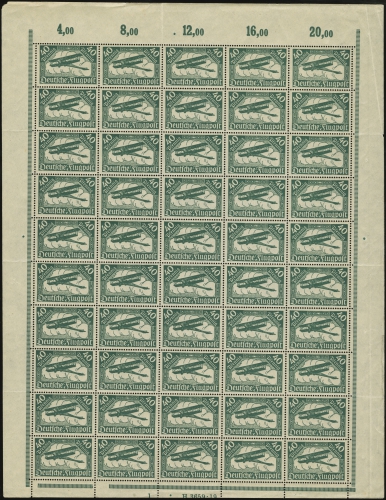 MiNr. 112 a Sheet