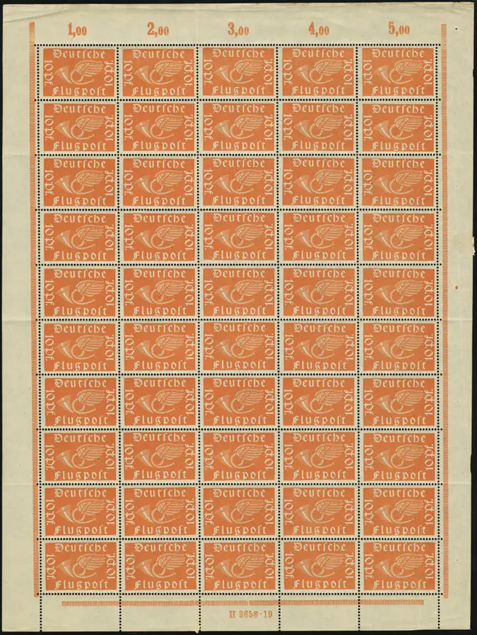 MiNr. 111 a Sheet