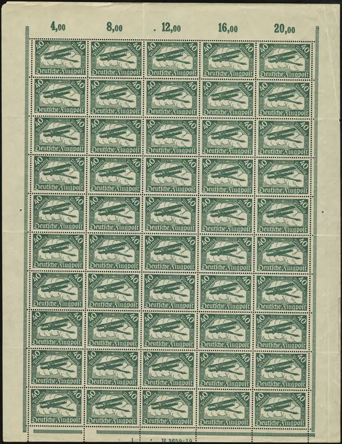 MiNr. 112 a Sheet