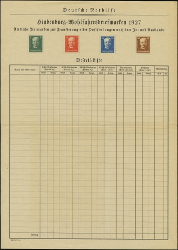 Order Form (front)