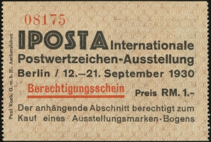 Block Ticket (front)