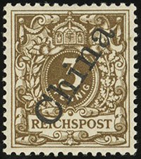 1898 56° Krone / Adler Overprints