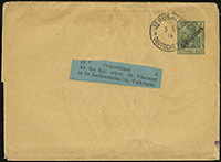 1908 Centimes Overprint Wrapper