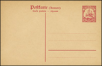 1919 Yacht Postal Stationery
