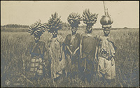 Natives with Bananas Private Postal Stationery