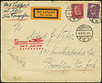 Europa – Vorläufer (July-August 1930)