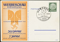1940 Hannover Promotional Stamp Show