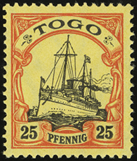 1905 Yacht Issue Watermarked Proofs